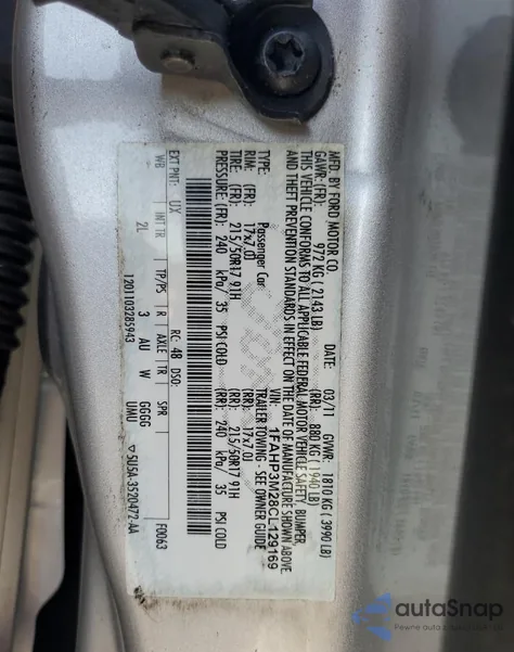 2012 Ford Focus Sel из США, поврежденный, VIN 1FAHP3M28CL129169